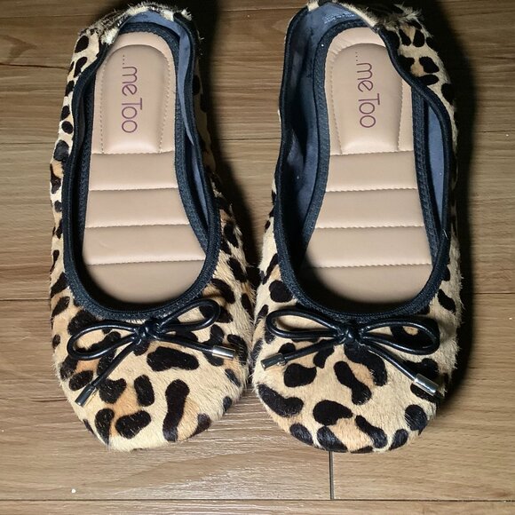 Me Too Leopard Print Women Flats - Picture 3 of 5